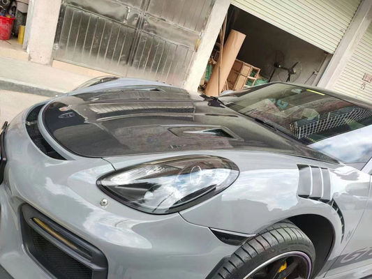 Produits en fibres de carbone pour Porsche 981 Boxster Capot en fibres de carbone 981 Couverture de trappe du moteur en fibres de carbone 2013-2015