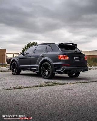 Pour Bentley Bentayga Kit de carrosserie en fibre de carbone Bentayga Style MSY mis à niveau avant et arrière Spoiler de pare-chocs large-carrosserie