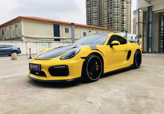 Produits en plastique PU pour Porsche Boxster 981 Body Kit Boxster 981 GT4 amélioré Spoilers avant et arrière de pare-chocs