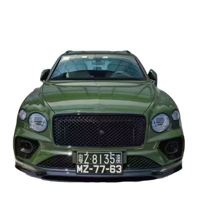 Pour Bentley Bentayga Body Kit en fibre de carbone Bentayga Améliore SPE style Fibre de carbone Diffuseur de lèvre avant Spoiler Jupe latérale