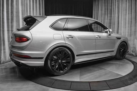 Pour Bentley Bentayga Body Kit en fibre de carbone Bentayga Améliore SPE style Fibre de carbone Diffuseur de lèvre avant Spoiler Jupe latérale