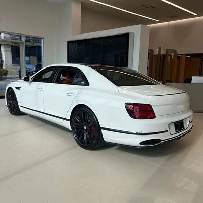 Flying Spur Bentley Body Kit W12 Style Kit de lèvres en fibre de carbone 2019 Spoiler diffuseur Jupe latérale