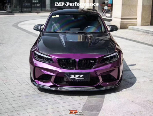 Capot en fibre de carbone pour BMW M2 de la série 2 F22 F87 Capot moteur en fibre de carbone