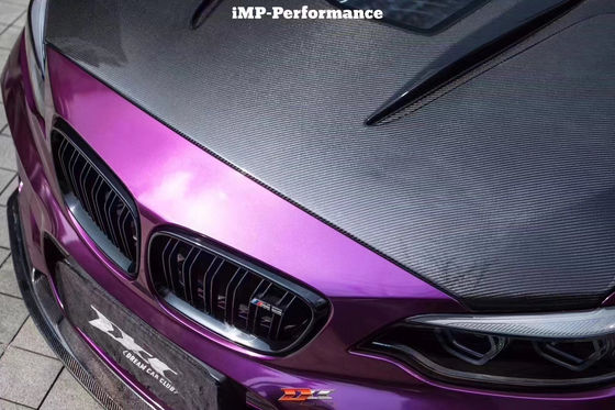 Capot en fibre de carbone pour BMW M2 de la série 2 F22 F87 Capot moteur en fibre de carbone
