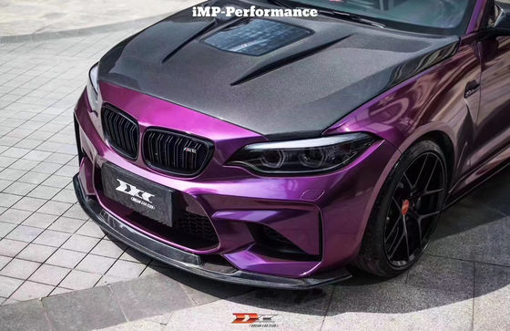 Capot en fibre de carbone pour BMW M2 de la série 2 F22 F87 Capot moteur en fibre de carbone