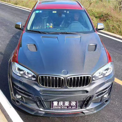 Vente pour BMW X5 X6 F15 F16 Capot en fibre de carbone Capot en fibre de carbone X5 X6 Couverture en fibre de carbone