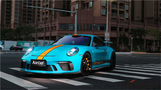 Kit de carrosserie en fibre de carbone pour Porsche 911 991.2 GT3 911 GT3 Carrosserie en fibre de carbone avant pelle arrière diffuseur côté jupe