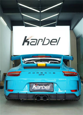 Kit de carrosserie en fibre de carbone pour Porsche 911 991.2 GT3 911 GT3 Carrosserie en fibre de carbone avant pelle arrière diffuseur côté jupe