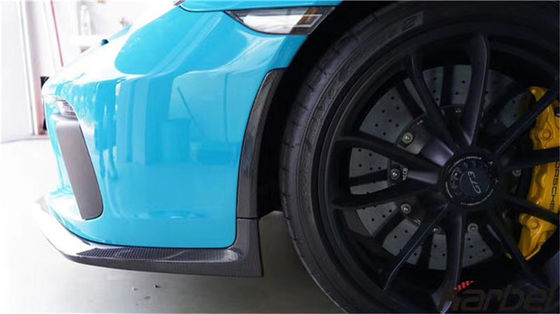 Kit de carrosserie en fibre de carbone pour Porsche 911 991.2 GT3 911 GT3 Carrosserie en fibre de carbone avant pelle arrière diffuseur côté jupe