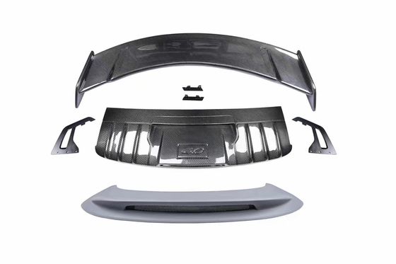 Spoiler en fibre de carbone pour Porsche 911 992 Matériau en fibre de carbone 911 992 Spoiler arrière de style GT3 amélioré