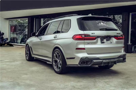 Pièces automobiles pour BMW X7 Kit de carrosserie en fibres de carbone X7 Kit de carrosserie en fibres de carbone à l'avant de la pelle et de l'aile supérieure