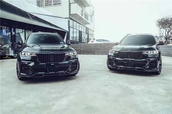Pièces automobiles pour BMW X7 Kit de carrosserie en fibres de carbone X7 Kit de carrosserie en fibres de carbone à l'avant de la pelle et de l'aile supérieure