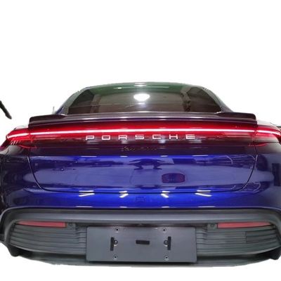 Pour Porsche Taycan, kit de carrosserie de spoiler en fibres de carbone