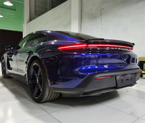 Pour Porsche Taycan, kit de carrosserie de spoiler en fibres de carbone