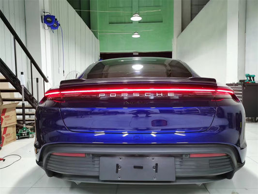 Pour Porsche Taycan, kit de carrosserie de spoiler en fibres de carbone