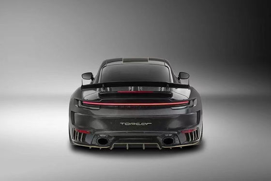 Pièces automobiles pour Porsche 911 992 Body Kit Matériau en fibre de carbone sèche 911 992 Modèle amélioré TOPCAR Body Kit Spoiler