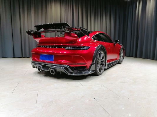 Pièces automobiles pour Porsche 911 992 Kit de carrosserie 911 992 Turbo Modernifié Techart Style avant et arrière Couverture de pare-chocs Kit de carrosserie