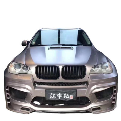 Pour BMW E70 E71 X5 Body Kit FPR Matériau X5 E70 E71 Modèle PD de mise à niveau Pare-chocs avant et arrière large carrosserie
