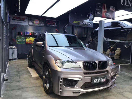 Pour BMW E70 E71 X5 Body Kit FPR Matériau X5 E70 E71 Modèle PD de mise à niveau Pare-chocs avant et arrière large carrosserie
