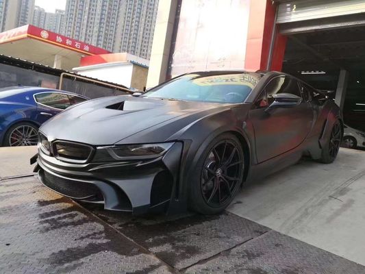 Pour la BMW I8 Kit de carrosserie en fibre de carbone I8 Upgrade Style énergétique avant et arrière pare-chocs spoiler widebody Kit