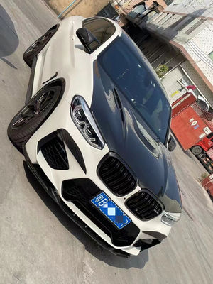 Pour la BMW X3M X4M F97 F98 Couverture de machine en fibre de carbone Matériau sec en fibre de carbone