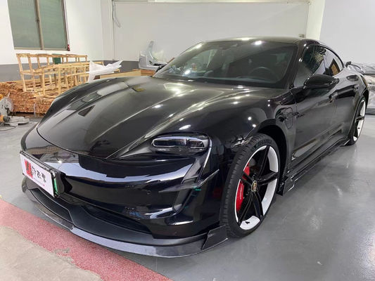 Pièces automobiles pour Porsche Taycan Kit de carrosserie en fibres de carbone TAYCAN mise à niveau REVOZPORT style avant pelle diffuseur spoiler kit de carrosserie