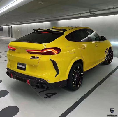Pièces automobiles pour BMW X6M F96 Kit de carrosserie en fibres de carbone X6M F96 Kit de carrosserie amélioré LARTE Style de conception