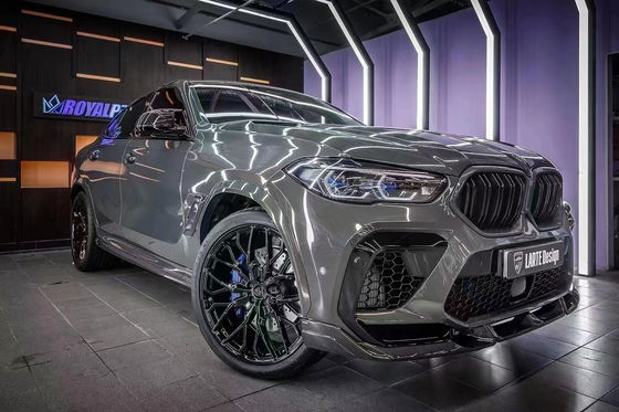 Pièces automobiles pour BMW X6M F96 Kit de carrosserie en fibres de carbone X6M F96 Kit de carrosserie amélioré LARTE Style de conception