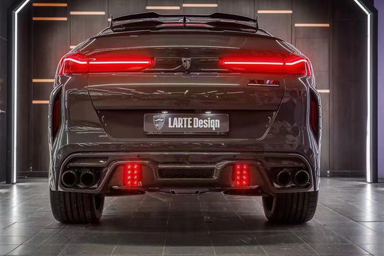 Pièces automobiles pour BMW X6M F96 Kit de carrosserie en fibres de carbone X6M F96 Kit de carrosserie amélioré LARTE Style de conception