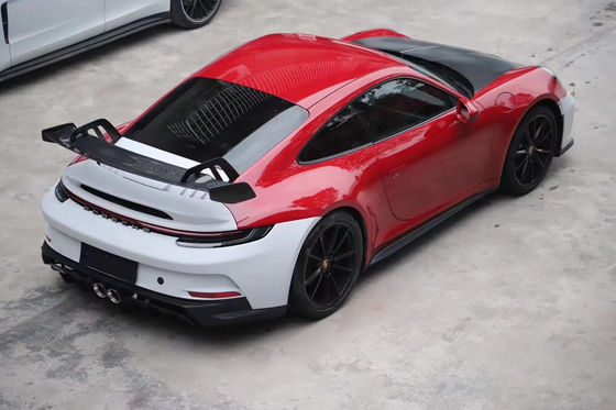 Kit de carrosserie en matière plastique en PP pour Porsche911 992 992 Modèle GT3 amélioré Avant et arrière pare-chocs Jupe côte spoiler Hood Body Kit