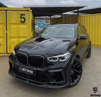 Pièces automobiles pour BMW X5M F95 Kit de carrosserie en fibre de carbone X5M F95 Kit de carrosserie amélioré de type LD