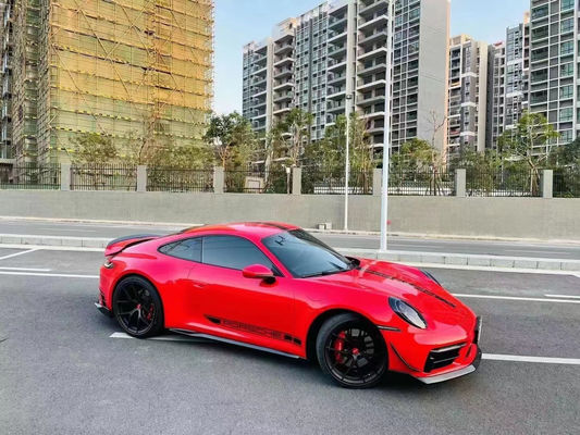 pour Porsche 992 Kit de carrosserie en fibre de carbone 992 Diffuseur de lèvre avant en fibre de carbone jupe latérale spoiler pare-chocs