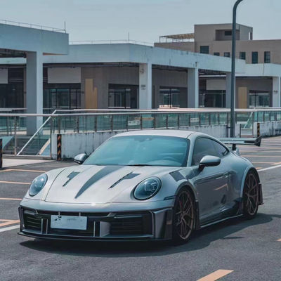 Pour la Porsche 911 992 Kit de carrosserie en fibre de carbone 992 Kit de carrosserie large en forme de pare-chocs avant et arrière MIW