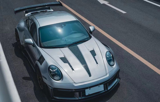 Pour la Porsche 911 992 Kit de carrosserie en fibre de carbone 992 Kit de carrosserie large en forme de pare-chocs avant et arrière MIW