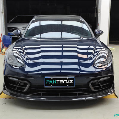 Pour Porsche Palamela 971 Kit de carrosserie en fibres de carbone Paramela 971 Kit de carrosserie en fibres de carbone Diffuseur de lèvre avant Spoiler côté jupe