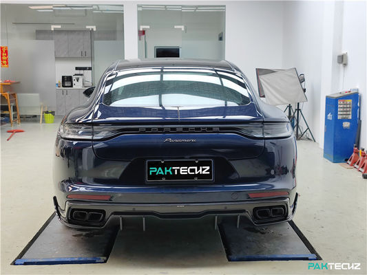 Pour Porsche Palamela 971 Kit de carrosserie en fibres de carbone Paramela 971 Kit de carrosserie en fibres de carbone Diffuseur de lèvre avant Spoiler côté jupe