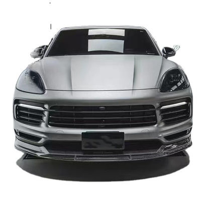 Pour Porsche Cayenne Coupe Kit de carrosserie en fibres de carbone Cayenne Coupe Kit de carrosserie en fibres de carbone avant diffuseur de lèvres