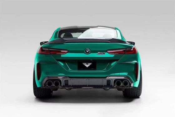 Pour la BMW M8 Kit de carrosserie en fibre de carbone M8 Modernifié Vors Style Carrosserie en fibre de carbone Lips diffuseur avant Spoiler Side Skirt