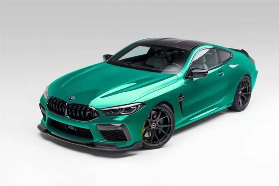 Pour la BMW M8 Kit de carrosserie en fibre de carbone M8 Modernifié Vors Style Carrosserie en fibre de carbone Lips diffuseur avant Spoiler Side Skirt