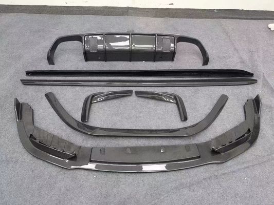 Pour la BMW M8 Kit de carrosserie en fibre de carbone M8 Modernifié Vors Style Carrosserie en fibre de carbone Lips diffuseur avant Spoiler Side Skirt
