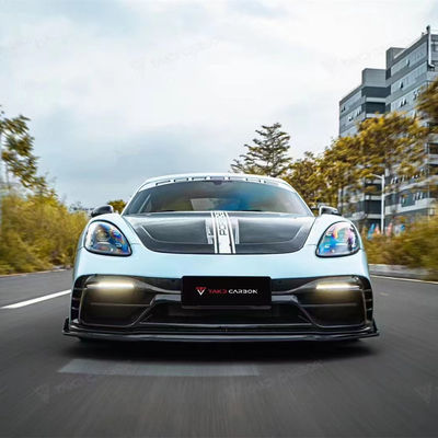 Le lac bleu GTS Porsche Body Kit 718 Jupe de côté 2017 - 2019 Spoiler du pare-chocs