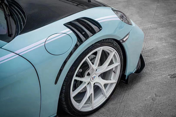 Le lac bleu GTS Porsche Body Kit 718 Jupe de côté 2017 - 2019 Spoiler du pare-chocs
