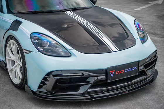 Le lac bleu GTS Porsche Body Kit 718 Jupe de côté 2017 - 2019 Spoiler du pare-chocs