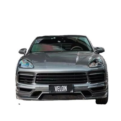 Remplacement 2019 Porsche Cayenne Body Kit Jupe latérale Diffuseur en fibre de carbone sèche Spoiler