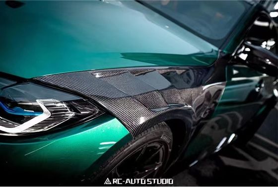 Pour BMW M3 M4 G80 G82 Fender en fibre de carbone M3 M4 G80 G82 Fender en fibre de carbone amélioré de style AE léger