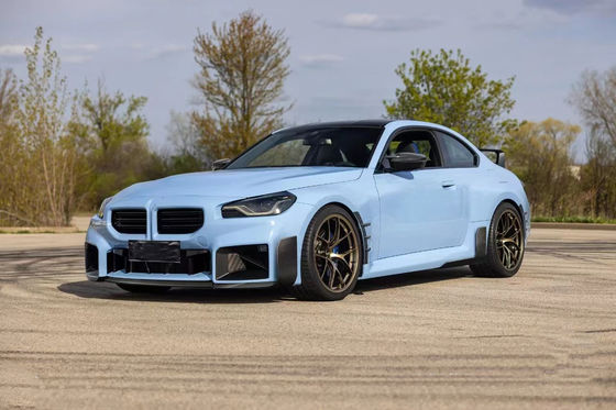 Pour la BMW M2 G87 Kit de carrosserie en fibre de carbone M2 G87 Modifié MP Style Carrosserie en fibre de carbone diffuseur de lèvres avant