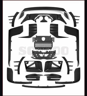 Pour la BMW M2 G87 Kit de carrosserie en fibre de carbone M2 G87 Modifié MP Style Carrosserie en fibre de carbone diffuseur de lèvres avant