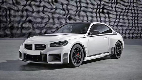 Pour la BMW M2 G87 Kit de carrosserie en fibre de carbone M2 G87 Modifié MP Style Carrosserie en fibre de carbone diffuseur de lèvres avant