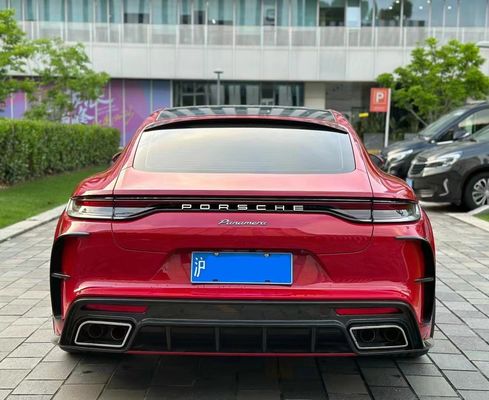 MSY Panamera 971 Kit de carrosserie en fibre de carbone rouge remplace le pare-chocs avant Spoiler widebody Kit