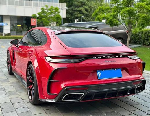 MSY Panamera 971 Kit de carrosserie en fibre de carbone rouge remplace le pare-chocs avant Spoiler widebody Kit